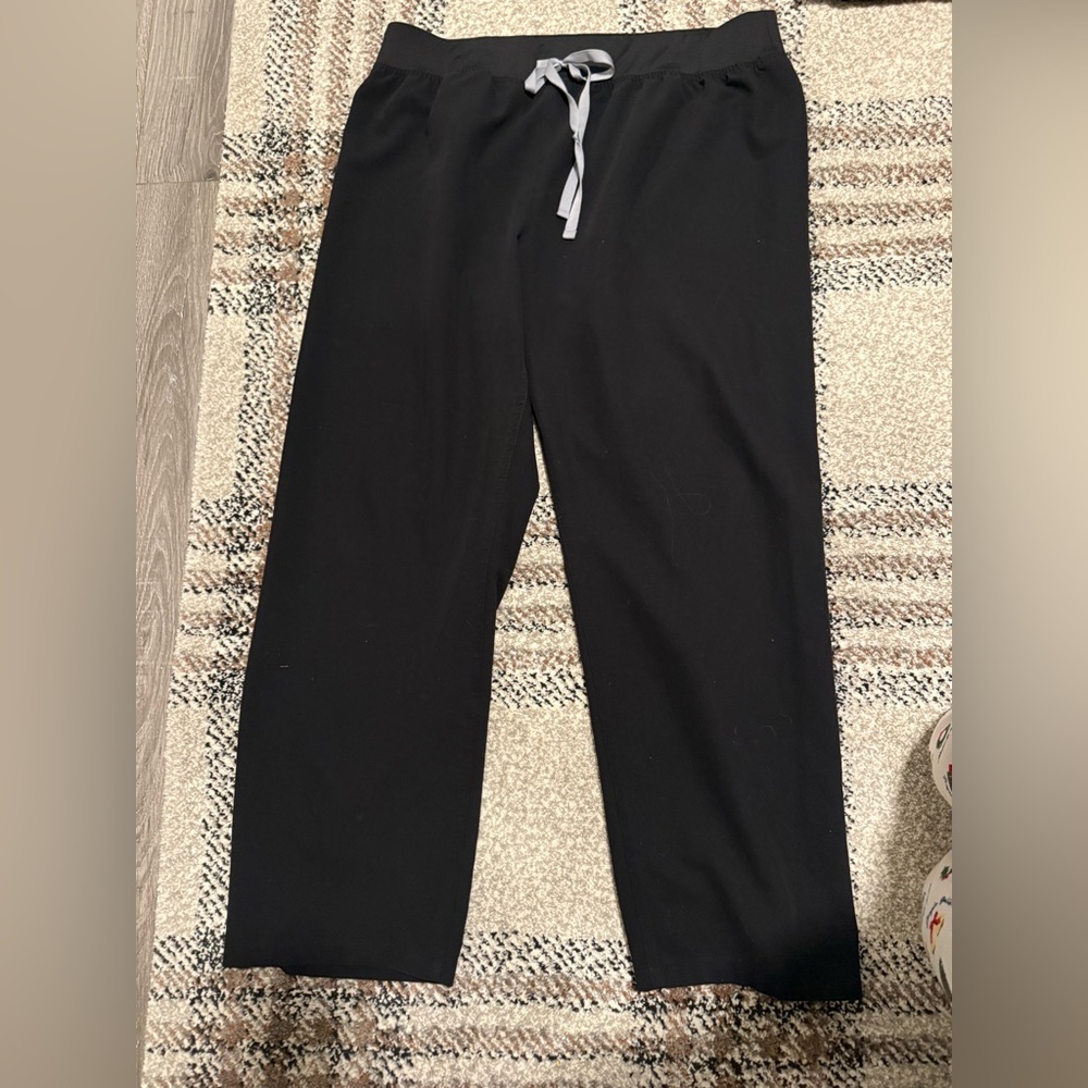 TWO PAIRS Black Figs High Waisted Livingston Scrub Pant